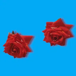 LYF5STAR Women Orange Set of 2 U Pins-2