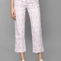 Allen Solly Woman Mid-Rise Flared Cotton Jeans-image-22