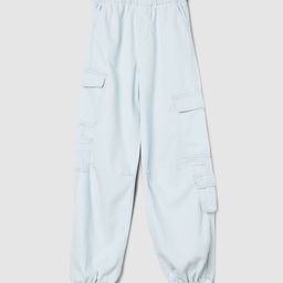 max Girls Mid Rise Clean Look Pure Cotton Cargo Jeans-image-70