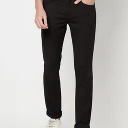 Octave Men Black Clean Look Stretchable Jeans-picture-7