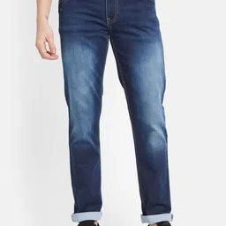 Octave Men Blue Heavy Fade Stretchable Jeans-image-31