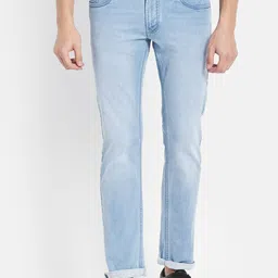 Octave Men Blue Heavy Fade Stretchable Jeans-image-99