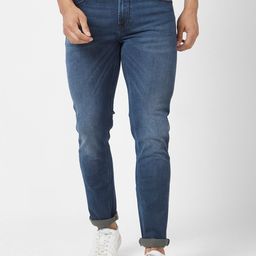 SPYKAR Men Blue Skinny Fit Low-Rise Light Fade Clean Look Stretchable Jeans-image-88