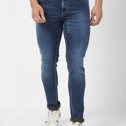SPYKAR Men Skinny Fit Low-Rise Heavy Fade Stretchable Jeans-picture-29