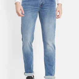 Octave Men Blue Light Fade Stretchable Jeans-image-28