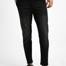 Urbano Fashion Men Mid Rise Light Fade Crinkle Stretchable Jeans-picture-32