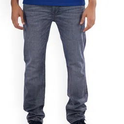 Celio Men Jean Slim Fit Clean Look Light Fade Whiskers and Chevrons Stretchable Jeans-image-10