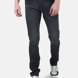 Duke Men Slim Fit Clean Look Light Fade Whiskers Cotton Stretchable Stretchable Jeans-image-29