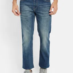 Octave Men Mid-Rise Clean Look Heavy Fade Stretchable Cotton Jeans-image-82