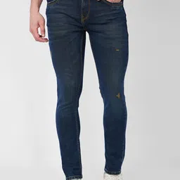 SPYKAR Men Relaxed Fit Mid-Rise Clean Look Light Fade Stretchable Jeans-image-73