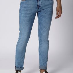 Mufti Men Skinny Fit Heavy Fade Clean Look Whiskers Stretchable Jeans-image-65