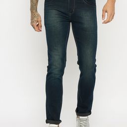 Duke Men Slim Fit Heavy Fade Clean Look Cotton Stretchable Stretchable Jeans-image-52