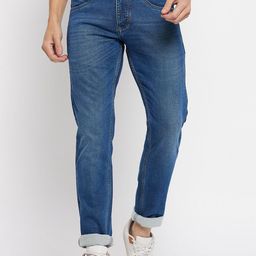 Duke Men Slim Fit Light Fade Clean Look Cotton Stretchable Stretchable Jeans-image-42
