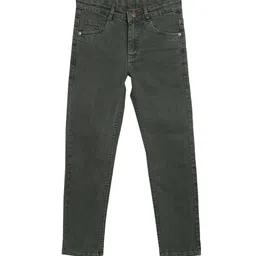 Urbano Juniors Boys Slim Fit Light Fade Stretchable Jeans-image-20