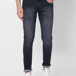 GIORDANO Men Slim Fit Light Fade Clean Look Stretchable Jeans-image-25