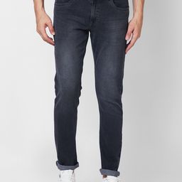 GIORDANO Men Slim Fit Light Fade Clean Look Stretchable Jeans-image-58