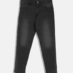Tommy Hilfiger Boys Straight Fit Light Fade Stretchable Jeans-image-125