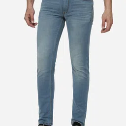 JADE BLUE Men Slim Fit Mid-Rise Light Fade Clean Look Stretchable Jeans-image-30