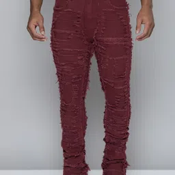 WAIMEA Men Classic Bootcut Highly Distressed Stretchable Jeans-picture-6