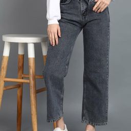 BAESD Girls Straight Fit High-Rise Cotton Jeans-image-53
