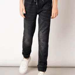 Jack & Jones Junior Boys Jean Jogger Dark Shade Light Fade Clean Look Stretchable Jeans-image-70