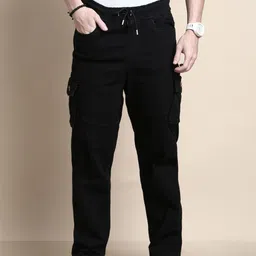 Chennis Men Straight Fit Slash Knee Stretchable Jeans-picture-35