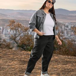 Sztori Women Plus Size Slouchy Fit Stretchable Jeans-image-96