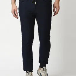 WAIMEA Men Blue Skinny Fit Striped Stretchable Cotton Jeans-picture-32