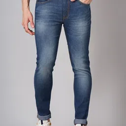 HARDSODA Men Slim Fit Light Fade Stretchable Jeans-image-36