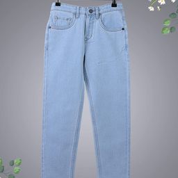 HERE&NOW Boys Straight Fit Mid Rise Clean Look Stretchable Jeans-picture-41