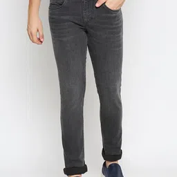 Basics Men Grey Mid-Rise Skinny Fit Stretchable Jeans-image-78