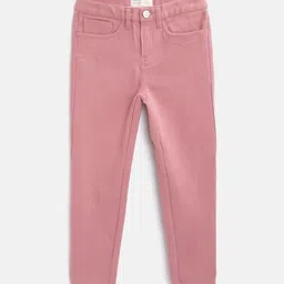 Cherry Crumble Girls Pink Stretchable Jeans-picture-52