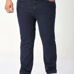 ZUSH Men Plus Size Comfort Stretchable Mid-Rise Jeans-image-40