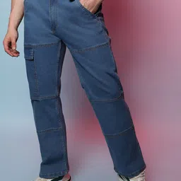 Campus Sutra Men Smart Clean Look Cotton Cargo Jeans-image-22