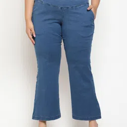 Amydus Women Bootcut High-Rise Cotton Stretchable Jeans-image-61