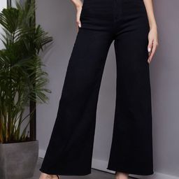 Miss Chase Women Wide Leg High-Rise Stretchable Jeans-picture-7