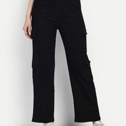 Next One Women Smart Wide Leg High-Rise Stretchable Jeans-picture-46