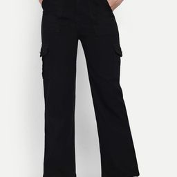 Next One Women Smart Wide Leg High-Rise Cotton Jeans-picture-0