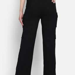 Next One Women Smart Wide Leg High-Rise Clean Look Stretchable Jeans-picture-9