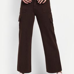Next One Women Smart Wide Leg High Rise Clean Look Stretchable Jeans-picture-33