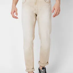 SPYKAR Men Clean Look Slim Fit Narrow Light Fade Low-Rise Stretchable Jeans-image-78