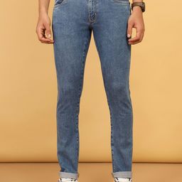 Wrangler Men Vegas Skinny Fit Low Rise Light Fade Clean Look Stretchable Jeans-image-96