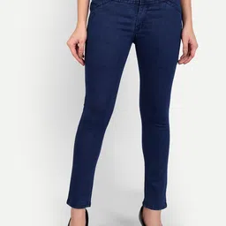 AngelFab Women Slim Fit Mid-Rise Stretchable Jeans-picture-8