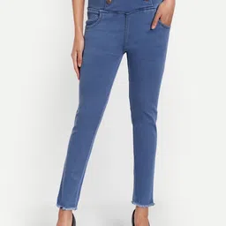 AngelFab Women Jean Skinny Fit High-Rise Light Fade Stretchable Cotton Jeans-picture-37