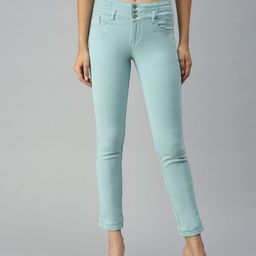 SHOWOFF Women Blue Skinny Fit High-Rise Stretchable Jeans-picture-47