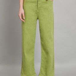 BAESD Women Green Jean Relaxed Fit High-Rise Clean Look Cotton Jeans-image-98