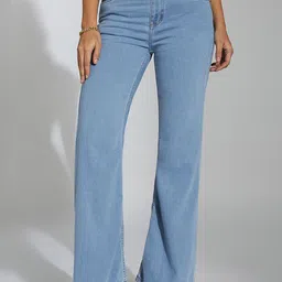 Miss Chase Women Bootcut High-Rise Stretchable Jeans-image-97