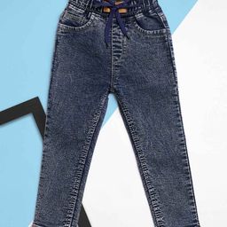 A-Okay Kids Acid Wash High-Rise Stretchable Jeans-image-91