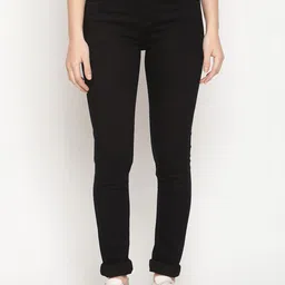 METTLE Women Navy Blue Stretchable Jeans-image-43