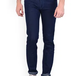 STUDIO NEXX Men Relaxed Fit Mid-Rise Clean Look Stretchable Jeans-picture-1